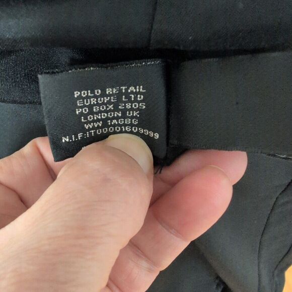 Ralph Lauren Black Label Wool Cashmere Charcoal Blazer Jacket Wmns 10 - Picture 7 of 11